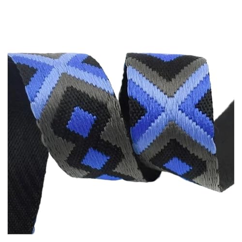 2-5 Meter 38/50 mm Jacquard-Taschengurtband, Gurtband, Bekleidungsdekor, Bundband, Schrägband, DIY-Taschen, Nähzubehör für Kleidung Home Decor Hochzeit Tasche Riemen(43-38mm,3.0Meters) von MOHUIED