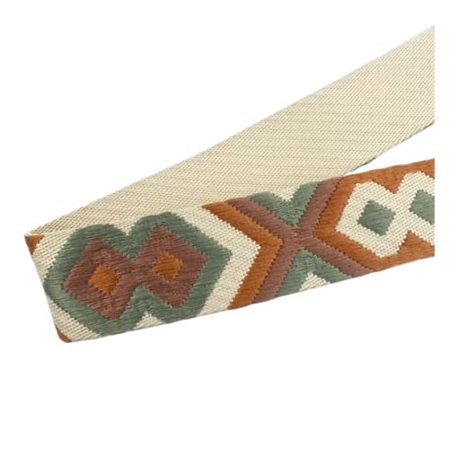 2-5 Meter 38/50 mm Jacquard-Taschengurtband, Gurtband, Bekleidungsdekor, Bundband, Schrägband, DIY-Taschen, Nähzubehör für Kleidung Home Decor Hochzeit Tasche Riemen(46-50mm,3.0Meters) von MOHUIED