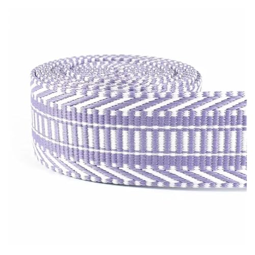 2 Meter 38 mm dickes Jacquard-Gurtband, Gepäck, dekoratives Gürtelband, DIY-Taschen, Schultergurt, Nähzubehör für Kleidung Home Decor Hochzeit Tasche Riemen(Color 14) von MOHUIED