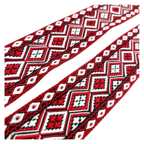 3,2 cm Spitzenrandbesatz, Band, Stoff, bestickte Applikation, Nähen, Basteln, Hochzeit for Kleidertasche für Kleidung Home Decor Hochzeit Tasche Riemen(1 Yard) von MOHUIED