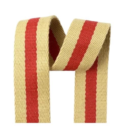 38mm 2,5mm Dicke 1-10M Jacquard Gurtband Band Taschen Strap Bias Bindung für Kleidung Home Decor Hochzeit Tasche Riemen(Color 2,38mm-3.0Meters) von MOHUIED