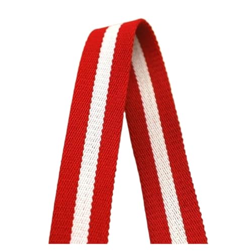 38mm 2,5mm Dicke 1-10M Jacquard Gurtband Band Taschen Strap Bias Bindung für Kleidung Home Decor Hochzeit Tasche Riemen(Color 5,38mm-3.0Meters) von MOHUIED