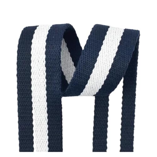 38mm 2,5mm Dicke 1-10M Jacquard Gurtband Band Taschen Strap Bias Bindung für Kleidung Home Decor Hochzeit Tasche Riemen(Color 7,38mm-4Meters) von MOHUIED