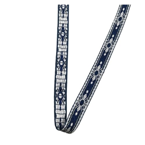 5 Yards 15MM bestickte Jacquard-Bänder for DIY-Hüte Gurtbandstreifen Zubehör für Kleidung Home Decor Hochzeit Tasche Riemen(Color 13) von MOHUIED