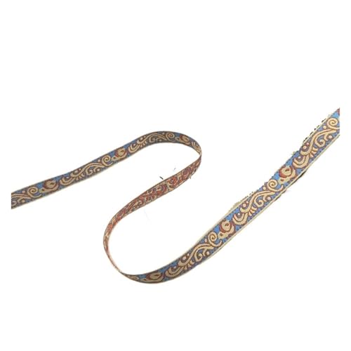 5 Yards 15MM bestickte Jacquard-Bänder for DIY-Hüte Gurtbandstreifen Zubehör für Kleidung Home Decor Hochzeit Tasche Riemen(Color 17) von MOHUIED