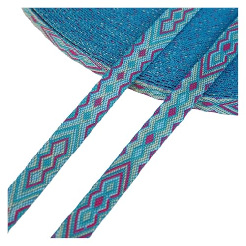5 Yards Breite 13,0mm 0, Zoll Verdickt Jacquard Band Armband Verzierung für Kleidung Home Decor Hochzeit Tasche Riemen(Color7) von MOHUIED