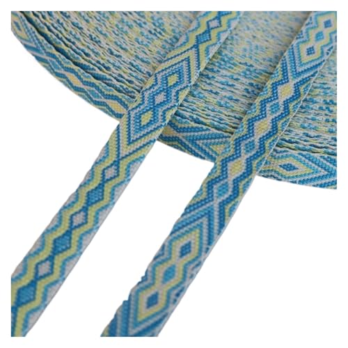 5 Yards Breite 13,0mm 0, Zoll Verdickt Jacquard Band Armband Verzierung für Kleidung Home Decor Hochzeit Tasche Riemen(Color9) von MOHUIED