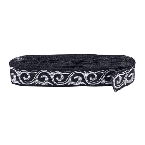 7,6 Yards Doppel Seite Jacquard Band Trim Embroideried Gurtband Gewebte Rand Fransen Stoff Flache für Kleidung Home Decor Hochzeit Tasche Riemen(Type 3) von MOHUIED