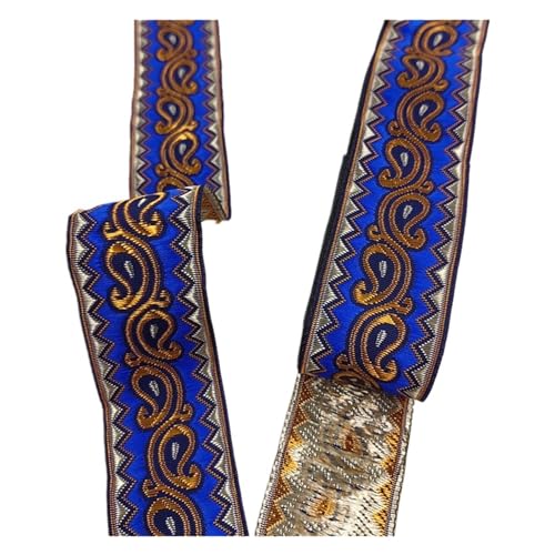 7 Meter 3, cm Blumenmuster bestickte Jacquardbänder, gewebte Spitzenborte for Nähen von Kleidersäcken und Vorhängen für Kleidung Home Decor Hochzeit Tasche Riemen(Color 24) von MOHUIED