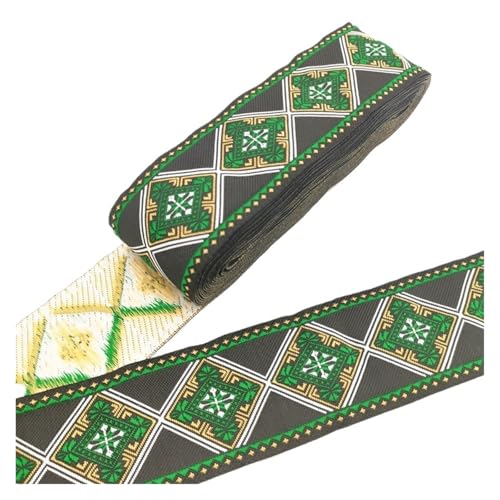 7 Meter 50 mm Vintage Stickerei Spitzenband Spitzenbesatz DIY Kleidung Tasche Zubehör Bestickter Stoff für Kleidung Home Decor Hochzeit Tasche Riemen(50MM color 48) von MOHUIED