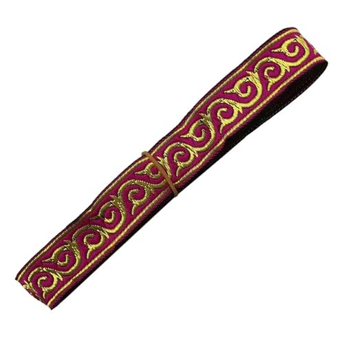 7 Yards 2cm Embroid Lace Trim Jacquard Ribbon for Kleidersäcke Vorhang DIY Zubehör für Kleidung Home Decor Hochzeit Tasche Riemen(Color 13) von MOHUIED