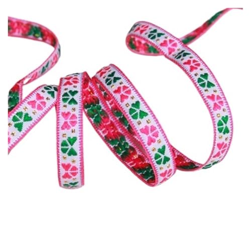 7 mt/los Breite 1 cm Vintage Handgemachte Gestickte Jacquard Bänder Kleidung Spitze Stoff für Kleidung Home Decor Hochzeit Tasche Riemen(Color 41) von MOHUIED