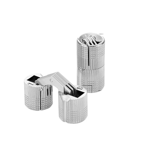 MOHUIED 2 STÜCKE 8mm-18mm Barrel Verdeckte Scharniere Zylindrische Versteckte Schrank Versteckte Türscharniere for Möbel Hardware Unterstützung für Möbel(Color 2-Type 1) von MOHUIED