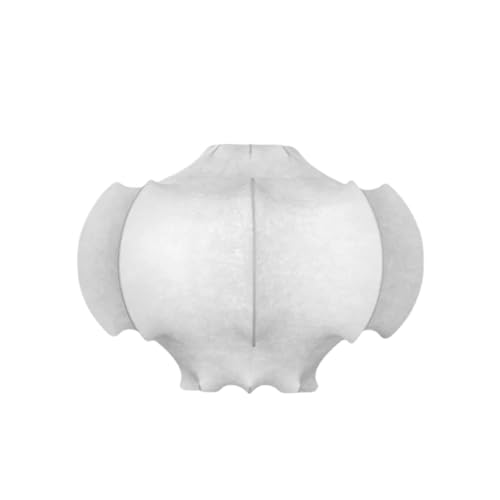 MOHUIED Dekorative Aufhängung Kunst Tuch Design Hängende Deckenleuchte Seide Pendelleuchten Beleuchtung Kronleuchter Wohnzimmer Lampenschirm für Lampen(68x46cm) von MOHUIED
