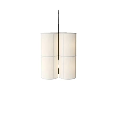 MOHUIED Designer Pendelleuchte Vintage Stoff Lampenschirm Minimalistischer Zylindrischer Stil für Lampen(3 Lamps Large) von MOHUIED