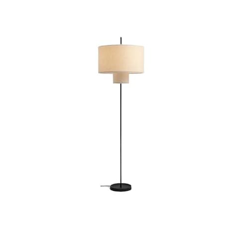 MOHUIED Moderne Marge Pendelleuchte Stoff Pendelleuchte for Wohnzimmer Schlafzimmer Restaurant Loft Dekor Beige Stoff Hängelampe Stoff Lampenschirm für Lampen(Color 5,Cold Light) von MOHUIED