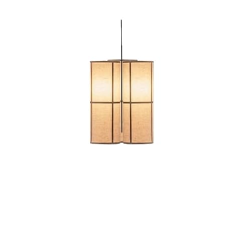 MOHUIED Stoff Lampenschirm Kronleuchter Hängende minimalistische Lampen zylindrische Stofflampe Esstisch Haus Dekoration Pendelleuchte für Lampen(Red) von MOHUIED