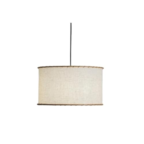 MOHUIED Stoff-Pendelleuchte, Pendelleuchte for Wohnzimmer, Schlafzimmer, Nachttisch, Kunst, Kücheninsel, Hängelampe, Stoff-Lampenschirm für Lampen(Color 1,Warm Light) von MOHUIED