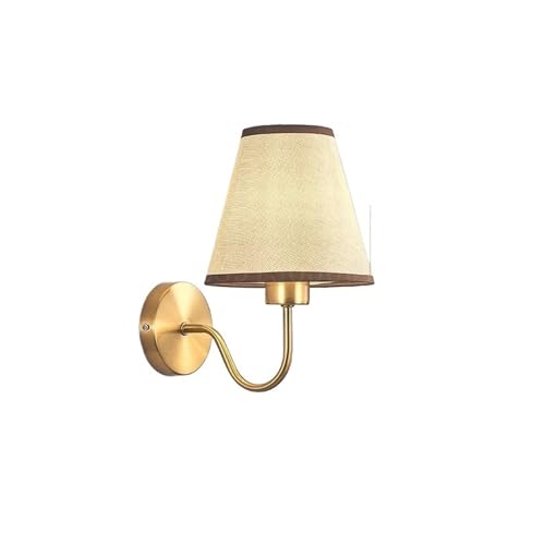 MOHUIED Stoff Wand Lampe Tuch Lampenschirm Licht Wandlampen Schlafzimmer für Lampen(Color 2) von MOHUIED