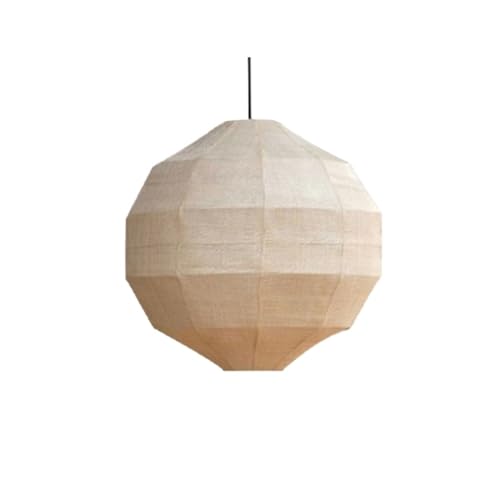 MOHUIED Vintage Stoff Leinen Pendelleuchte Dekor Restaurant Hotel Badezimmer Licht Teehaus Homestay Esszimmer Beleuchtung Stoff Lampenschirm für Lampen(Color A50cm,Cold White) von MOHUIED