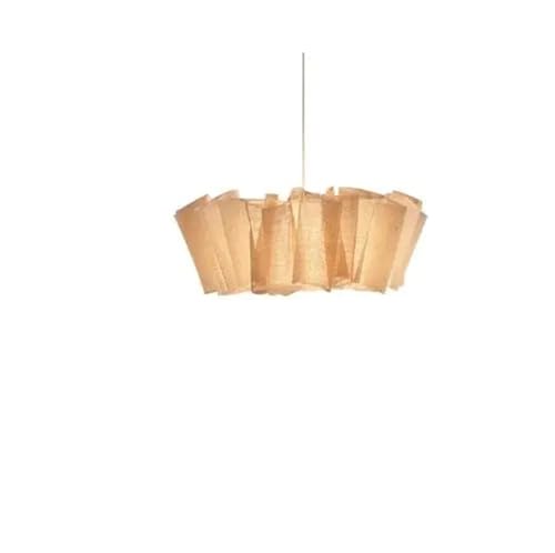 MOHUIED Vintage Wind Kronleuchter Handgemachte Stoff Pendelleuchten for Wohnzimmer Hotel Restaurant Designer Hängeleuchte Stoff Lampenschirm für Lampen(ColorC,Color 1) von MOHUIED