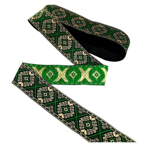 Vintage Stickerei Spitze Band Trim DIY Kleidung Tasche Zubehör bestickt Stoff für Kleidung Home Decor Hochzeit Tasche Riemen(Color 12,9 yards) von MOHUIED