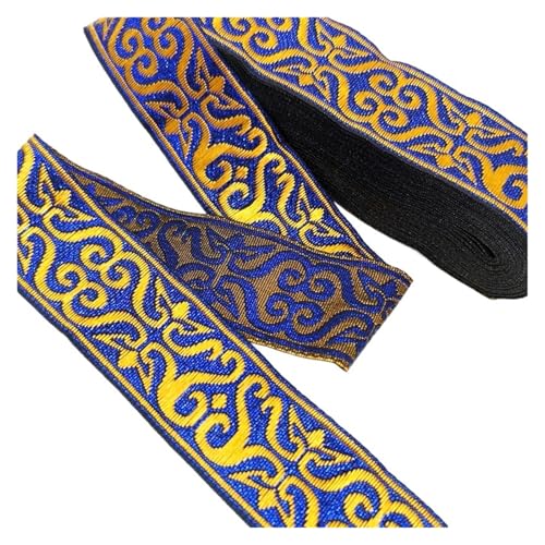 Vintage Stickerei Spitze Band Trim DIY Kleidung Tasche Zubehör bestickt Stoff für Kleidung Home Decor Hochzeit Tasche Riemen(Color 27,9 yards) von MOHUIED