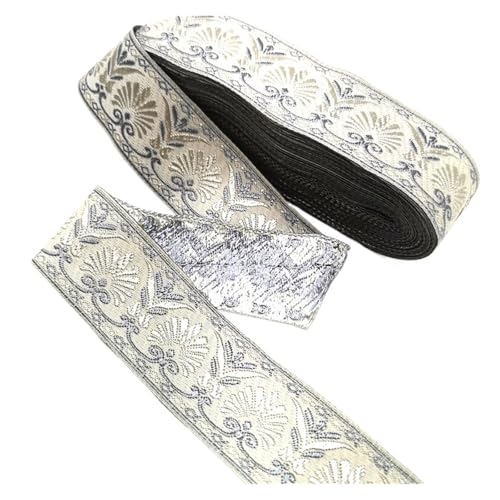Vintage Stickerei Spitze Band Trim DIY Kleidung Tasche Zubehör bestickt Stoff für Kleidung Home Decor Hochzeit Tasche Riemen(Color 3,3 yards) von MOHUIED