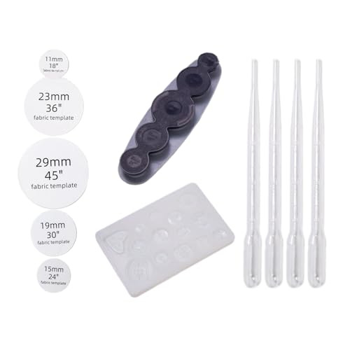 Personalisierbare Formen für Bezüge, Knöpfe, 11 mm, 15 mm, 19 mm, 23 mm, 29 mm, Stoffbezug, Knöpfe, Harzformen für Kleidung, Dekorationen Personalisierbare Formen für Bezüge, Knöpfe, 11 mm, 15 mm, 19 mm, 23 mm, 29 mm, Stoffbezug, Knöpfe, Harzformen für Kleidung, Dekorationen von MOIDHSAG