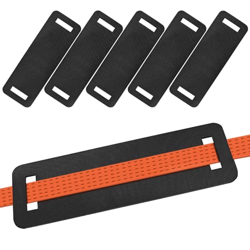6 Stück Gummi Kantenschutz für Zurrgurte bis 54mm Breite, 290 x 100 x 3mm, Ladungssicherung Setzurrgurte, Kantenschoner Spanngurte von MOKIDO