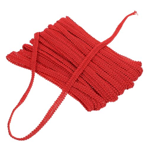 MOKKHNB 1 Rolle Dekorativer Wellenbesatz für Vorhänge und Kleidung Yards Multifunktionales Bastelmaterial für DIY Projekte Lebhaftem Rot MOKKHNB 1 Rolle Dekorativer Wellenbesatz für Vorhänge und Kleidung Yards Multifunktionales Bastelmaterial für DIY Projekte Lebhaftem Rot von MOKKHNB