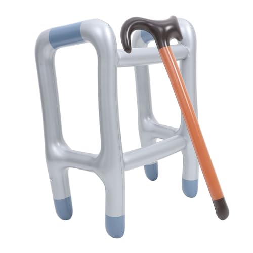 MOKKHNB 1 Satz Aufblasbarer Gehhilfe Stick Kreatives Halloween Kostümspielzeug für Partys Luftballon Requisite mit Einzigartigem Design für Cosplay und Bühnenaufführungen von MOKKHNB