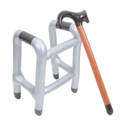 MOKKHNB 1 Satz Inflatable Walking Aid Stick Kreatives PVC für Halloween Feiern Vielseitig Einsetzbar als Bühnenrequisit und Party Dekoration Leicht zu Lagern von MOKKHNB