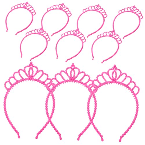 MOKKHNB 10 Stück Teiliges Krone Haarband für Rosa Prinzessinnen Stirnbänder mit Perlen für Geburtstagsfeiern und Besondere Anlässe Süßes Zubehör für Frauen MOKKHNB 10 Stück Teiliges Krone Haarband für Rosa Prinzessinnen Stirnbänder mit Perlen für Geburtstagsfeiern und Besondere Anlässe Süßes Zubehör für Frauen von MOKKHNB
