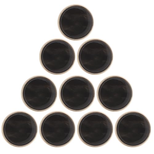 MOKKHNB 10-teiliges Blazer-Knopf-Set: Runde Harzknöpfe, dekorativ für Kleidung – Harz-Flachschaftverschluss für Anzüge, Mäntel, Uniformen, Jacken – Nähzubehör MOKKHNB 10-teiliges Blazer-Knopf-Set: Runde Harzknöpfe, dekorativ für Kleidung – Harz-Flachschaftverschluss für Anzüge, Mäntel, Uniformen, Jacken – Nähzubehör von MOKKHNB