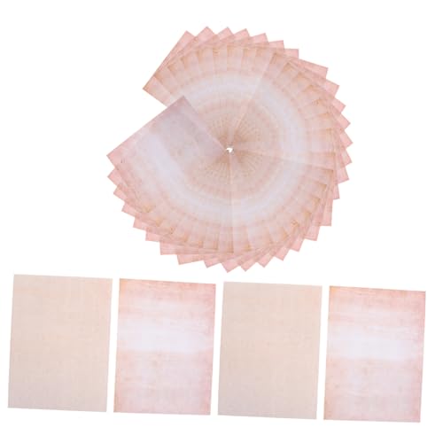 MOKKHNB 100 Blatt Vintage Briefpapier Doppelseitige Retro Schreibpapiere mit Dekorativen Kanten für Diy Journaling Scrapbooking und Korrespondenz MOKKHNB 100 Blatt Vintage Briefpapier Doppelseitige Retro Schreibpapiere mit Dekorativen Kanten für Diy Journaling Scrapbooking und Korrespondenz von MOKKHNB