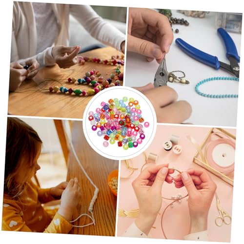 MOKKHNB 1000 Stück DIY Acryl Perlen mit Großem Loch Bunte Röhrenperlen für Schmuckherstellung Vielseitige Beads für Armbänder Halsketten Langlebige Materialien für Kreative Bastelprojekte MOKKHNB 1000 Stück DIY Acryl Perlen mit Großem Loch Bunte Röhrenperlen für Schmuckherstellung Vielseitige Beads für Armbänder Halsketten Langlebige Materialien für Kreative Bastelprojekte von MOKKHNB