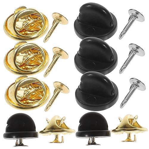 MOKKHNB 100Sätze Verriegelungsnadel Multifunktionale Pins für Broschen Accessoires Schmuck und Krawatten Sicher und Einfach zu Verwenden von MOKKHNB