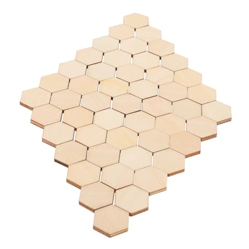 MOKKHNB 100Stück Buchenholz Sechseckige Ornamente DIY Holzformen für Kreative Bastelprojekte Dekoration für Hochzeiten Geburtstage und Weihnachten MOKKHNB 100Stück Buchenholz Sechseckige Ornamente DIY Holzformen für Kreative Bastelprojekte Dekoration für Hochzeiten Geburtstage und Weihnachten von MOKKHNB