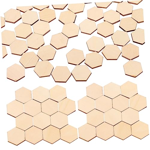 MOKKHNB 100Stück Buchenholz Sechseckige Ornamente für DIY Handwerk Hochwertige Holzformen für Hochzeit Geburtstag und Weihnachtsdekoration MOKKHNB 100Stück Buchenholz Sechseckige Ornamente für DIY Handwerk Hochwertige Holzformen für Hochzeit Geburtstag und Weihnachtsdekoration von MOKKHNB