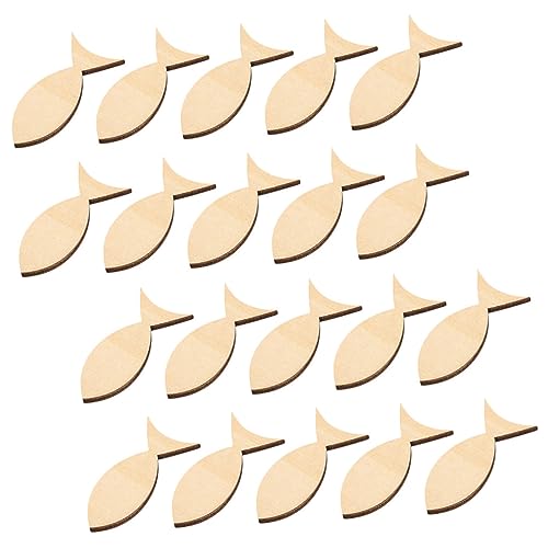 MOKKHNB 100Stücke Holzfische DIY Holzscheiben Unbeschichtet Bastelmaterialien für Tischdeko Heimdekoration und Kreative Projekte MOKKHNB 100Stücke Holzfische DIY Holzscheiben Unbeschichtet Bastelmaterialien für Tischdeko Heimdekoration und Kreative Projekte von MOKKHNB