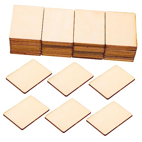 MOKKHNB 100Stücke Quadratische Holzscheiben Leere DIY Holzstücke für Bastelprojekte Glatte Oberfläche Handwerksmaterialien für Partydekoration MOKKHNB 100Stücke Quadratische Holzscheiben Leere DIY Holzstücke für Bastelprojekte Glatte Oberfläche Handwerksmaterialien für Partydekoration von MOKKHNB