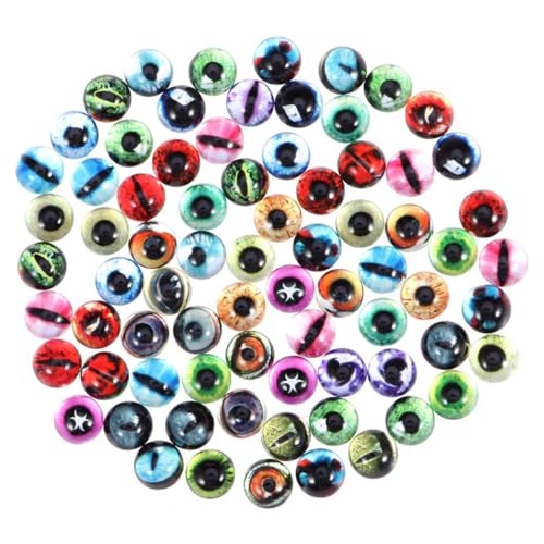 MOKKHNB 100Stücke Tieraugen Cabochons Glasaugen für DIY Kunsthandwerk Kleine Halbperlen für Dekoration Lebensechte Glasaugen für Puppenherstellung und Bastelprojekte MOKKHNB 100Stücke Tieraugen Cabochons Glasaugen für DIY Kunsthandwerk Kleine Halbperlen für Dekoration Lebensechte Glasaugen für Puppenherstellung und Bastelprojekte von MOKKHNB