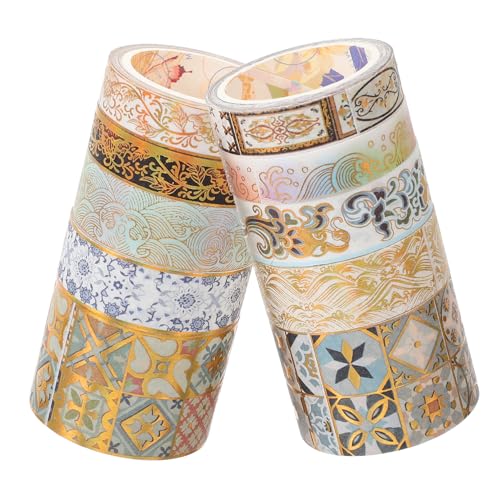 MOKKHNB 10Rollen Washi Tape Dekorative Klebebänder für DIY Scrapbooking und Journaling Vielseitige Designs Kreativität bei Kindern MOKKHNB 10Rollen Washi Tape Dekorative Klebebänder für DIY Scrapbooking und Journaling Vielseitige Designs Kreativität bei Kindern von MOKKHNB