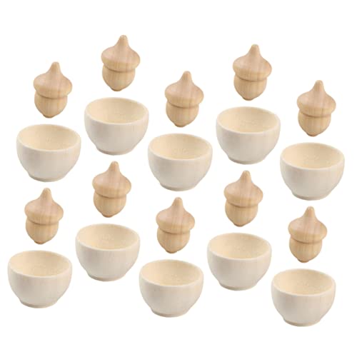 MOKKHNB 10Sätze DIY Holz Eicheln für Teiliges zum Malen Sicheres und Langlebiges Holzmaterial Fördert Fantasie und Eltern Junge Mädchen Aktivitäten für Innen und Außenspiel MOKKHNB 10Sätze DIY Holz Eicheln für Teiliges zum Malen Sicheres und Langlebiges Holzmaterial Fördert Fantasie und Eltern Junge Mädchen Aktivitäten für Innen und Außenspiel von MOKKHNB