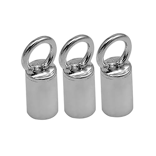 MOKKHNB 10Stück Endkappen für DIY Schmuck Verbindungselemente für Armbänder Schlüsselanhänger Robuste Schnallen für Leder und Seilprojekte MOKKHNB 10Stück Endkappen für DIY Schmuck Verbindungselemente für Armbänder Schlüsselanhänger Robuste Schnallen für Leder und Seilprojekte von MOKKHNB