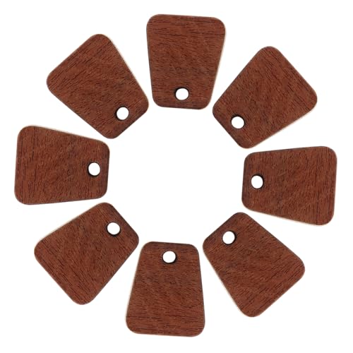 MOKKHNB 10Stücke Holz Ohrstecker Rohlinge für Schmuckherstellung Robuste und Langlebige Ohrstecker Holz DIY Ohrringe Zubehör für Kreative Bastelprojekte von MOKKHNB