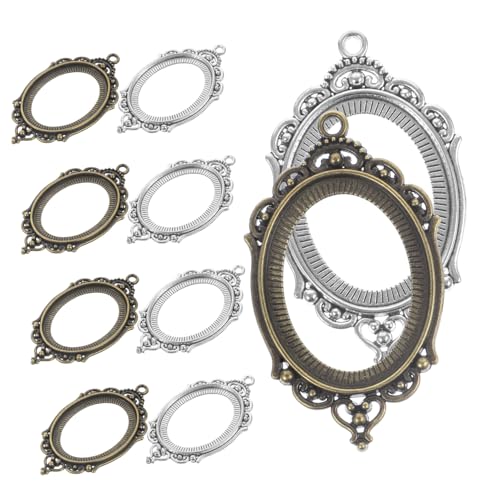 MOKKHNB 10Stücke Teiliges DIY Legierung Pendellablett mit Antikes Design für Schmuckherstellung für Armbänder und Geschenkideen MOKKHNB 10Stücke Teiliges DIY Legierung Pendellablett mit Antikes Design für Schmuckherstellung für Armbänder und Geschenkideen von MOKKHNB