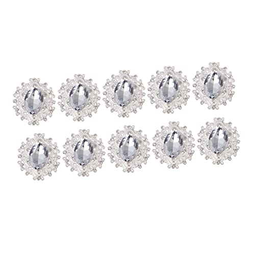 MOKKHNB 10Stücke Teiliges DIY Strass Anstecknadeln Legierung für Schmuckdekoration Exquisites Zubehör für Broschen Ohrringe und Mehr MOKKHNB 10Stücke Teiliges DIY Strass Anstecknadeln Legierung für Schmuckdekoration Exquisites Zubehör für Broschen Ohrringe und Mehr von MOKKHNB