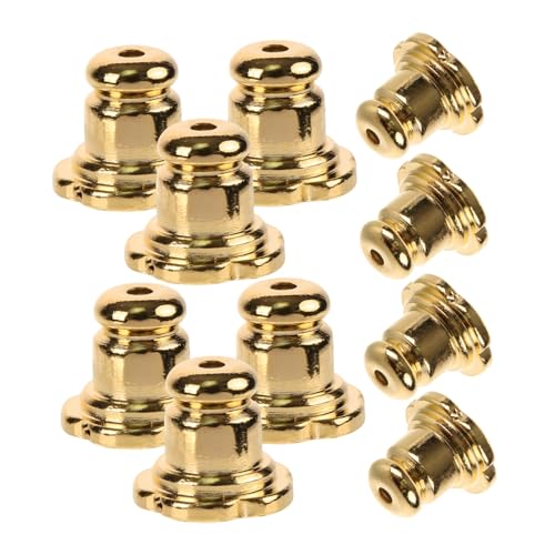 MOKKHNB 10Stücke Teiliges Ohrring Verschlüsse Galvanisierte Ohrstecker Verschlüsse Sichere Praktische Ohrstecker Hilfsmittel für DIY Schmuckherstellung für Designer MOKKHNB 10Stücke Teiliges Ohrring Verschlüsse Galvanisierte Ohrstecker Verschlüsse Sichere Praktische Ohrstecker Hilfsmittel für DIY Schmuckherstellung für Designer von MOKKHNB